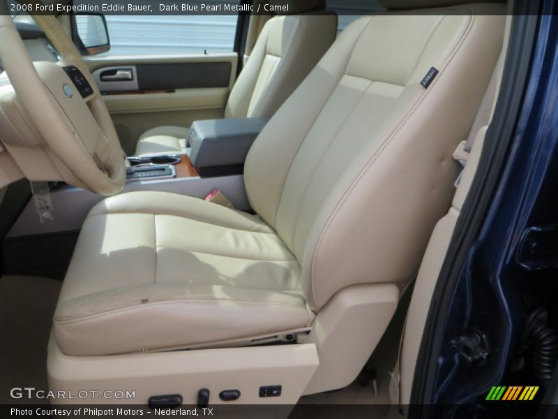 Dark Blue Pearl Metallic / Camel 2008 Ford Expedition Eddie Bauer