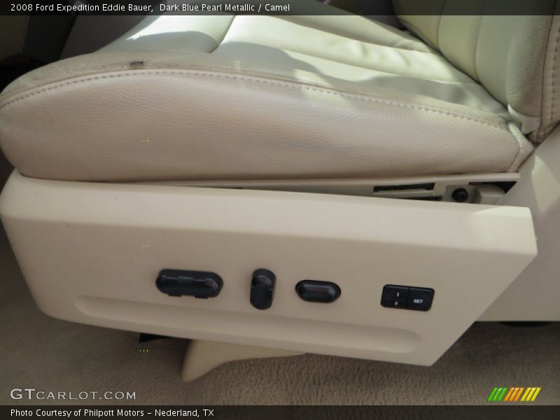 Dark Blue Pearl Metallic / Camel 2008 Ford Expedition Eddie Bauer