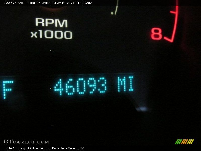 Silver Moss Metallic / Gray 2009 Chevrolet Cobalt LS Sedan