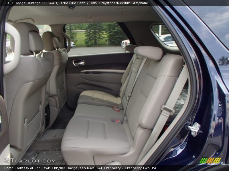 True Blue Pearl / Dark Graystone/Medium Graystone 2013 Dodge Durango SXT AWD