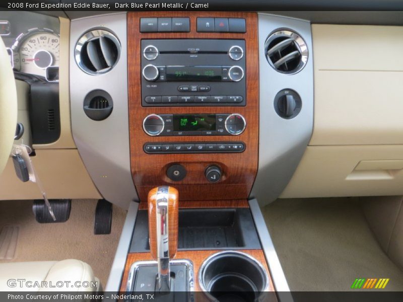 Dark Blue Pearl Metallic / Camel 2008 Ford Expedition Eddie Bauer