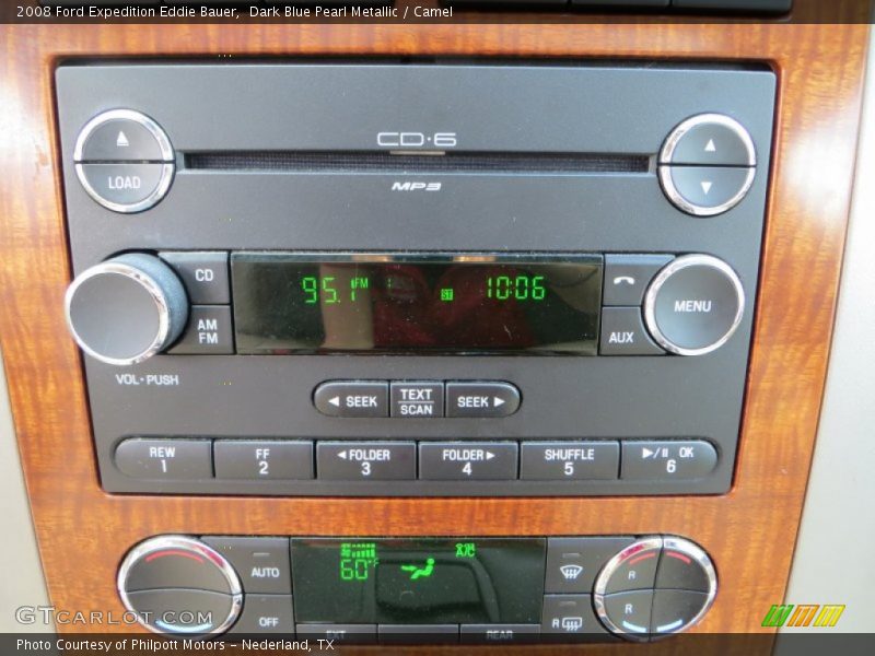 Dark Blue Pearl Metallic / Camel 2008 Ford Expedition Eddie Bauer