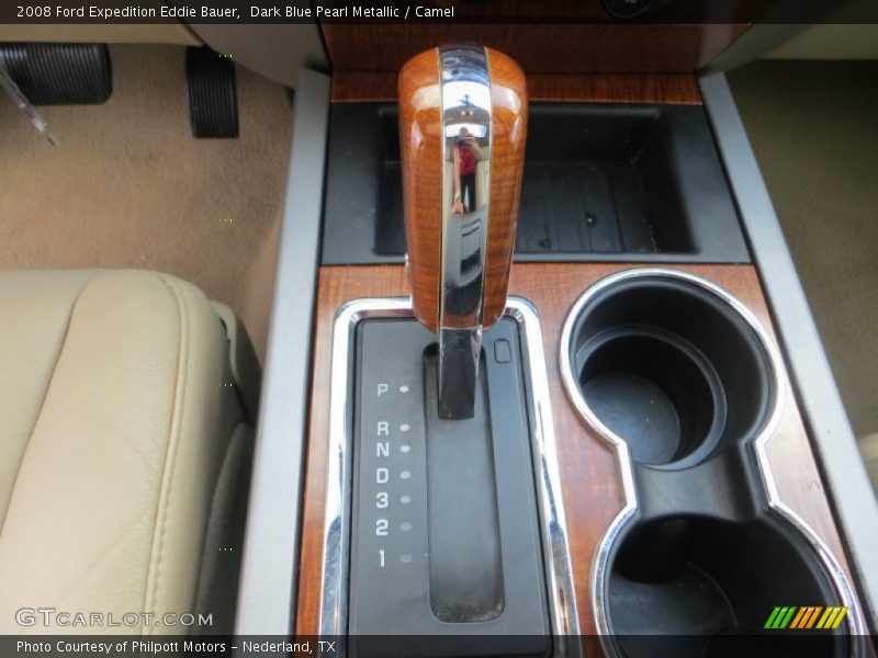 Dark Blue Pearl Metallic / Camel 2008 Ford Expedition Eddie Bauer