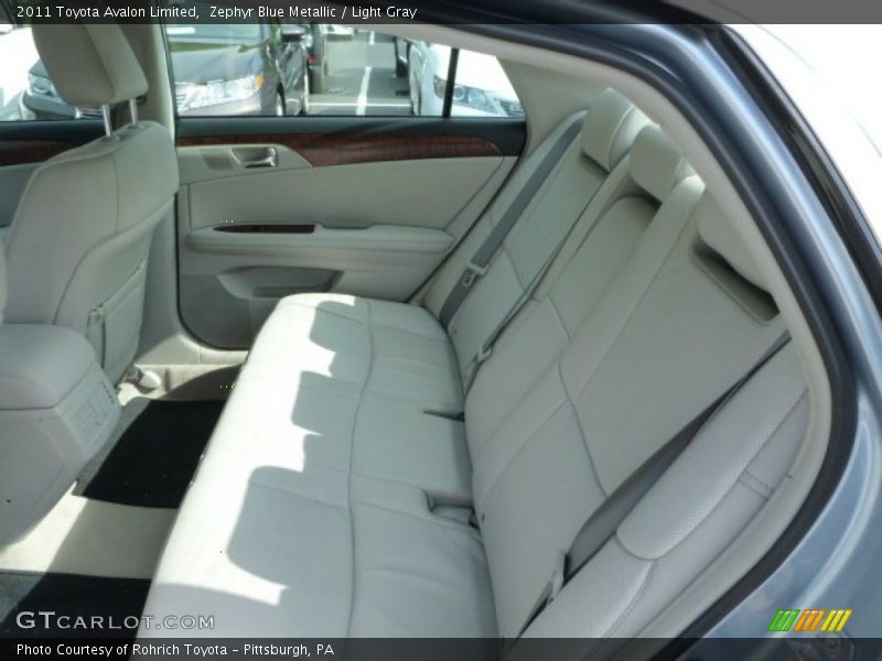 Zephyr Blue Metallic / Light Gray 2011 Toyota Avalon Limited
