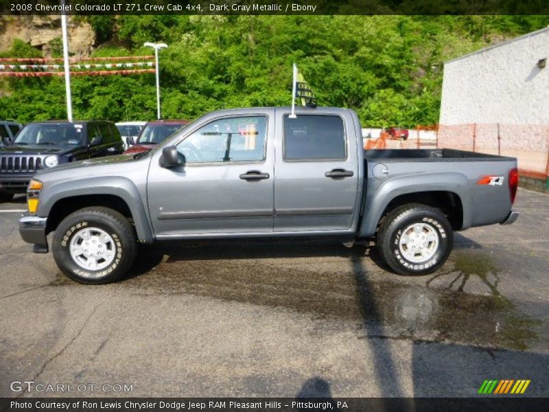  2008 Colorado LT Z71 Crew Cab 4x4 Dark Gray Metallic