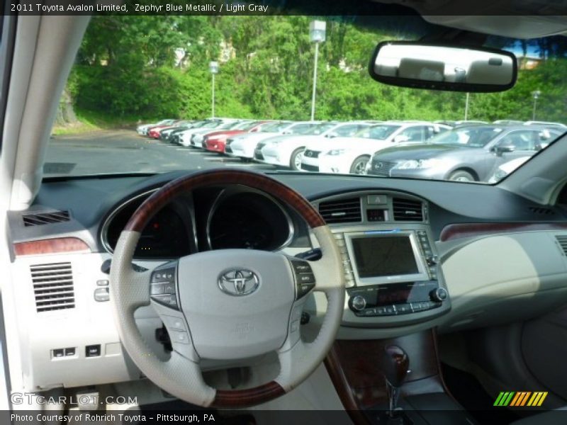 Zephyr Blue Metallic / Light Gray 2011 Toyota Avalon Limited