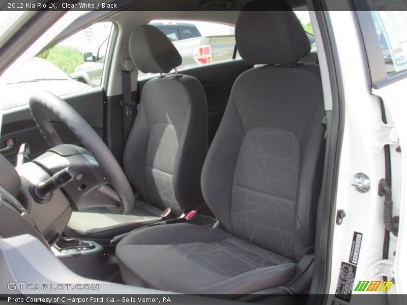  2012 Rio LX Black Interior