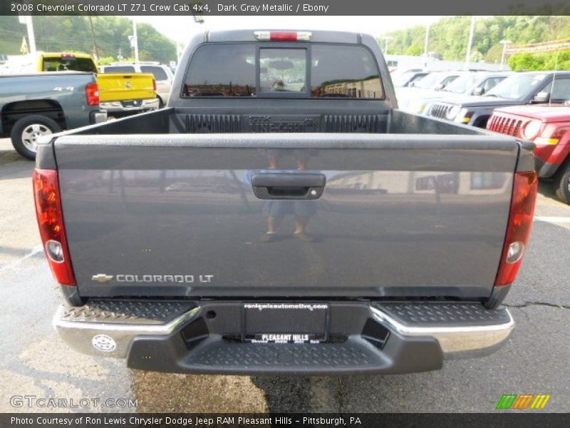 Dark Gray Metallic / Ebony 2008 Chevrolet Colorado LT Z71 Crew Cab 4x4
