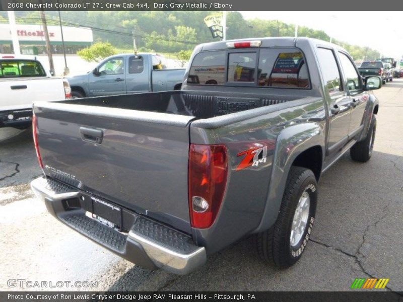 Dark Gray Metallic / Ebony 2008 Chevrolet Colorado LT Z71 Crew Cab 4x4