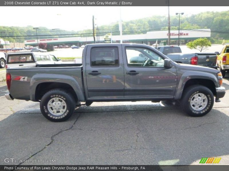 Dark Gray Metallic / Ebony 2008 Chevrolet Colorado LT Z71 Crew Cab 4x4