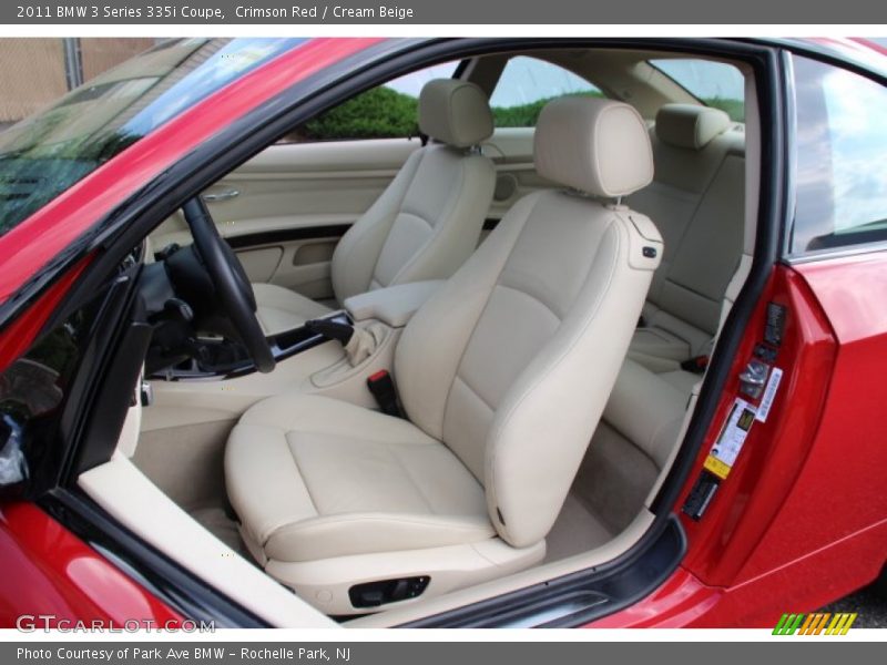 Crimson Red / Cream Beige 2011 BMW 3 Series 335i Coupe