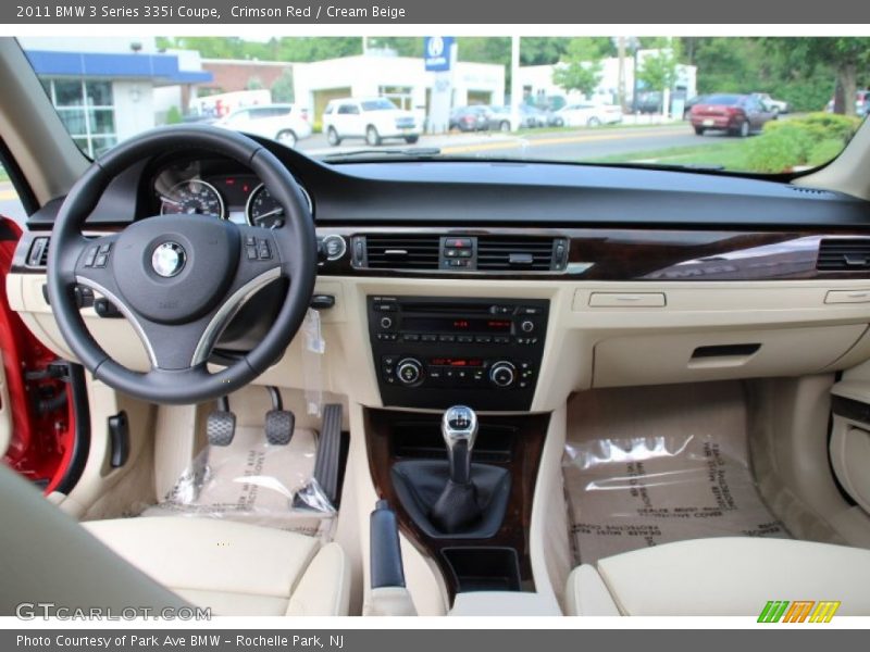 Crimson Red / Cream Beige 2011 BMW 3 Series 335i Coupe