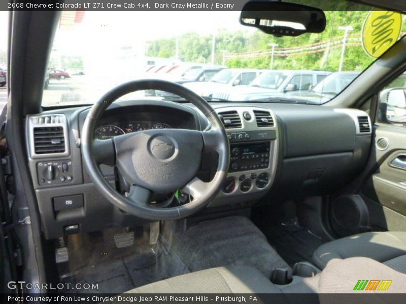 Dark Gray Metallic / Ebony 2008 Chevrolet Colorado LT Z71 Crew Cab 4x4