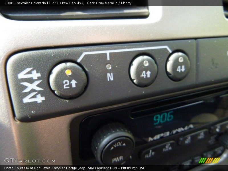 Dark Gray Metallic / Ebony 2008 Chevrolet Colorado LT Z71 Crew Cab 4x4