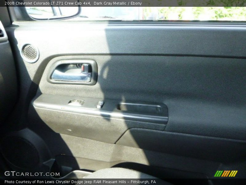 Dark Gray Metallic / Ebony 2008 Chevrolet Colorado LT Z71 Crew Cab 4x4