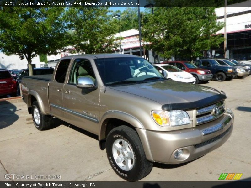 Desert Sand Mica / Dark Gray 2005 Toyota Tundra SR5 Access Cab 4x4