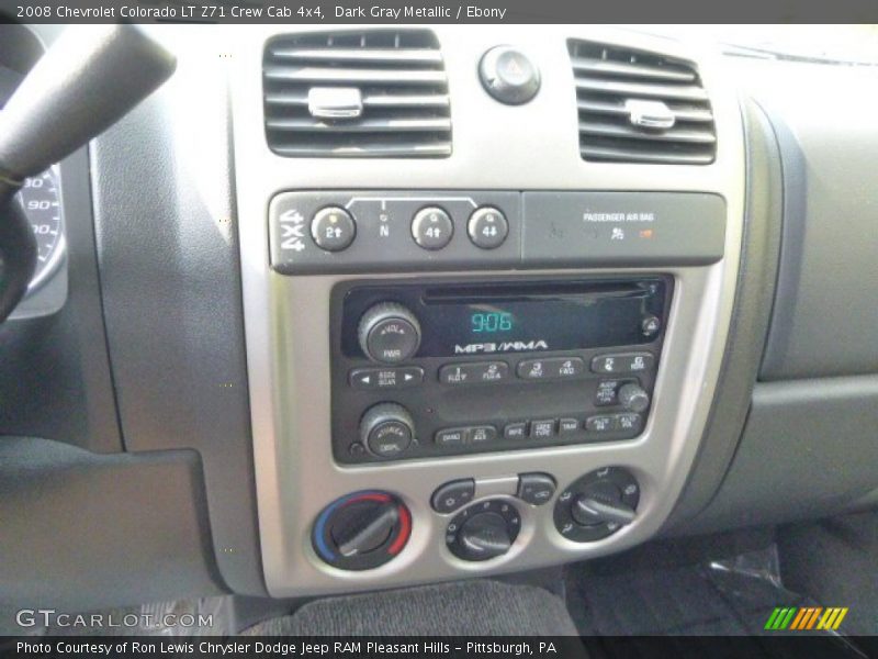 Dark Gray Metallic / Ebony 2008 Chevrolet Colorado LT Z71 Crew Cab 4x4