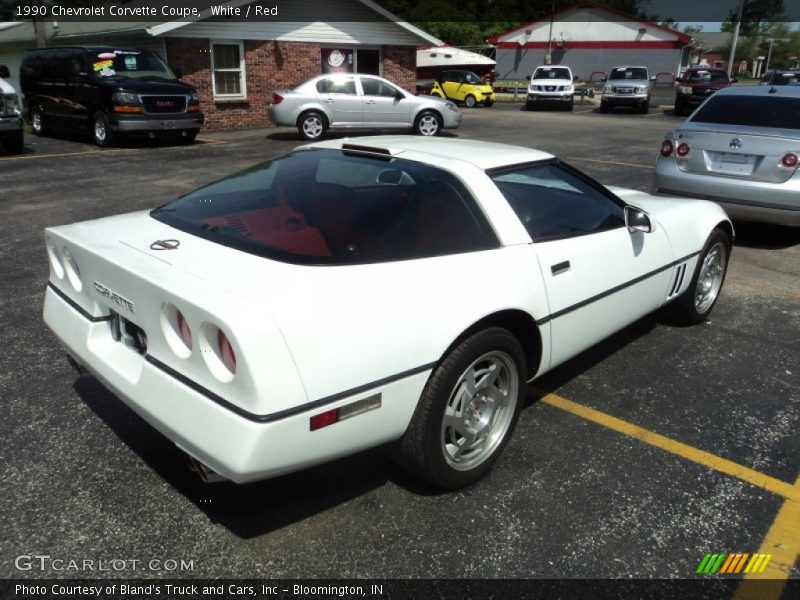  1990 Corvette Coupe White