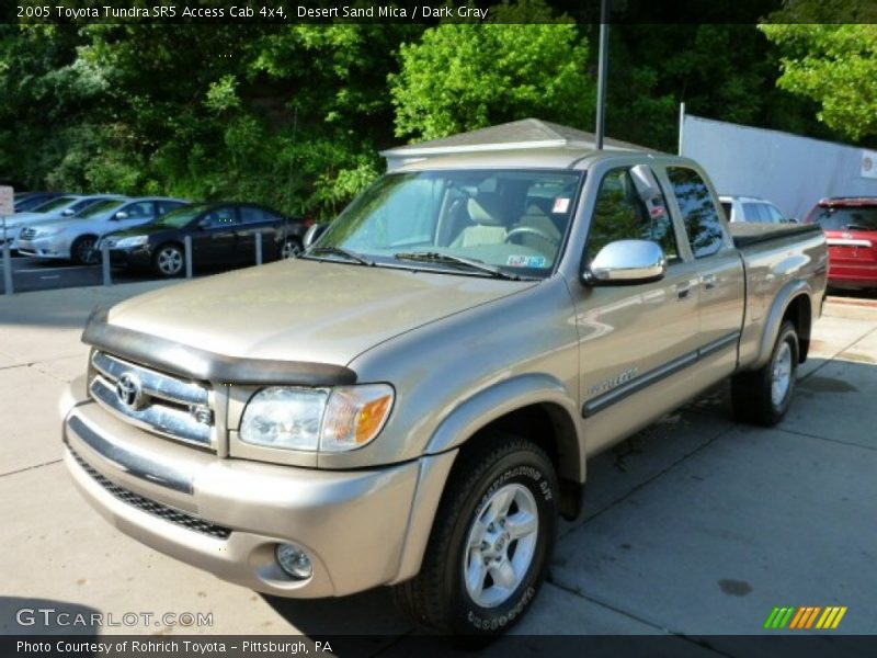 Desert Sand Mica / Dark Gray 2005 Toyota Tundra SR5 Access Cab 4x4