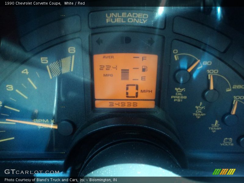  1990 Corvette Coupe Coupe Gauges