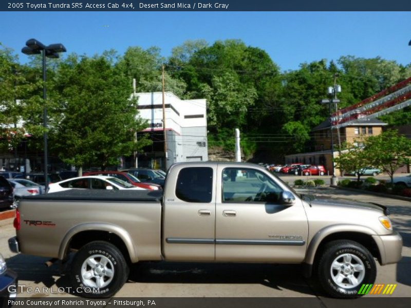 Desert Sand Mica / Dark Gray 2005 Toyota Tundra SR5 Access Cab 4x4
