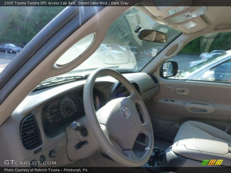 Desert Sand Mica / Dark Gray 2005 Toyota Tundra SR5 Access Cab 4x4