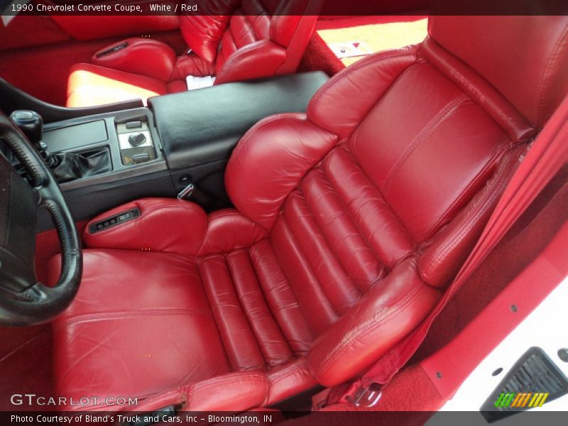 Front Seat of 1990 Corvette Coupe