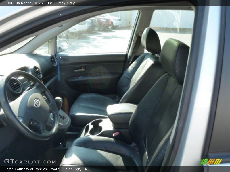 Fine Silver / Gray 2008 Kia Rondo EX V6