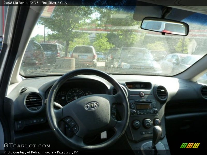 Fine Silver / Gray 2008 Kia Rondo EX V6