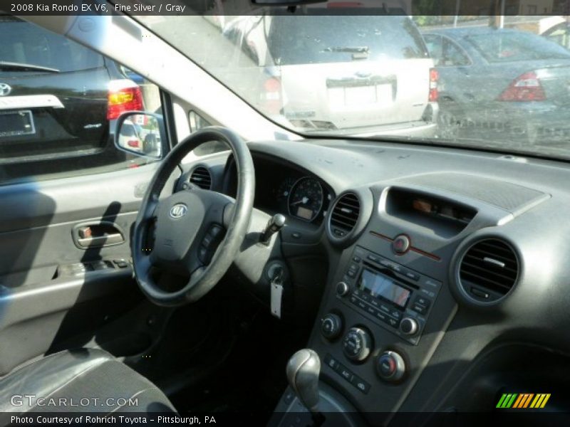 Fine Silver / Gray 2008 Kia Rondo EX V6