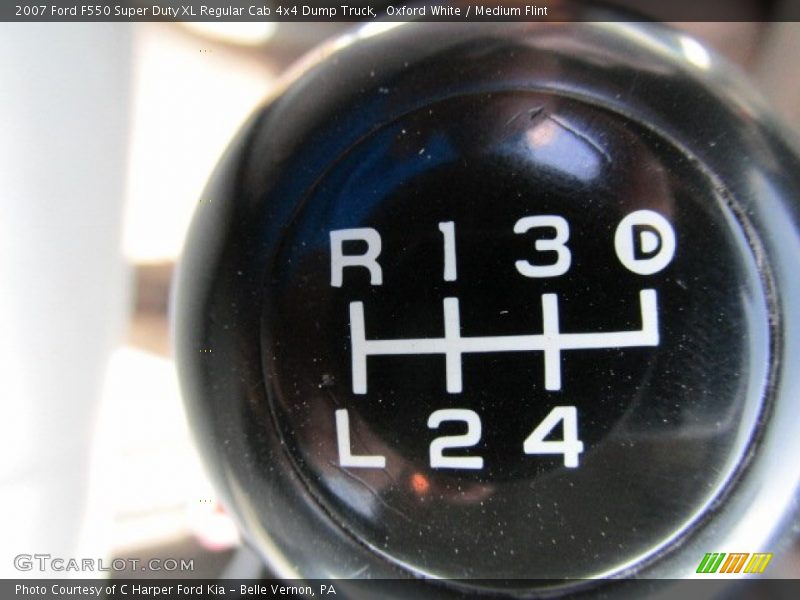  2007 F550 Super Duty XL Regular Cab 4x4 Dump Truck 6 Speed Manual Shifter