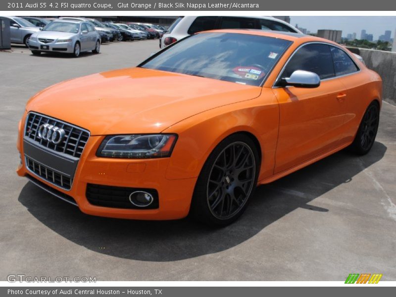 Glut Orange / Black Silk Nappa Leather/Alcantara 2011 Audi S5 4.2 FSI quattro Coupe