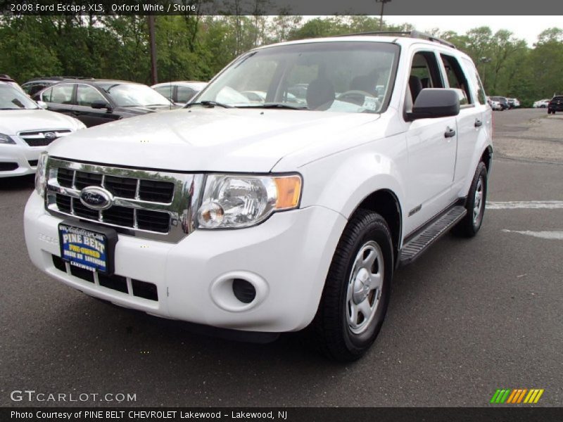 Oxford White / Stone 2008 Ford Escape XLS