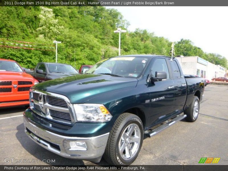 Front 3/4 View of 2011 Ram 1500 Big Horn Quad Cab 4x4