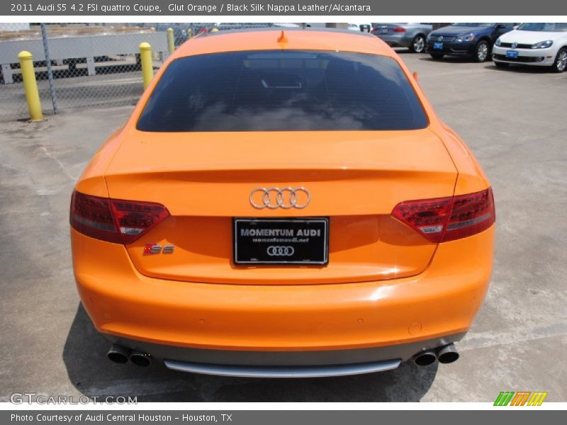 Glut Orange / Black Silk Nappa Leather/Alcantara 2011 Audi S5 4.2 FSI quattro Coupe