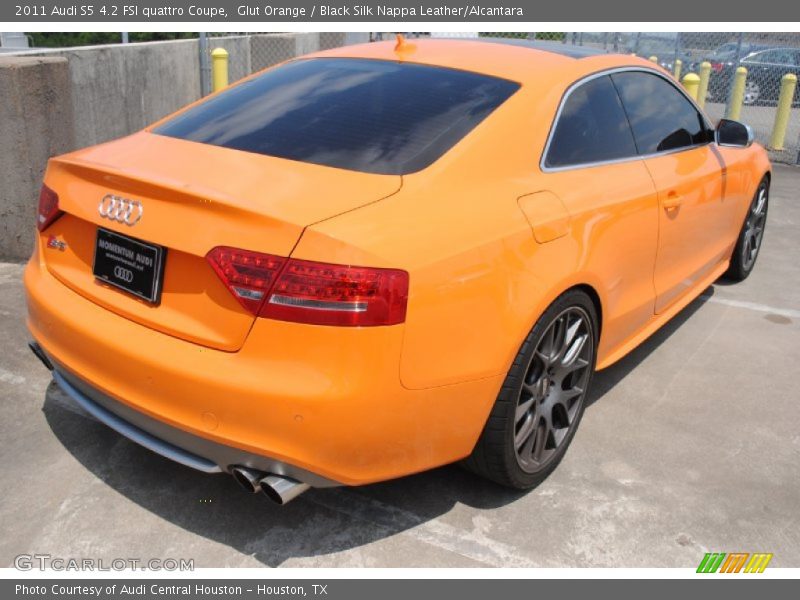 Glut Orange / Black Silk Nappa Leather/Alcantara 2011 Audi S5 4.2 FSI quattro Coupe