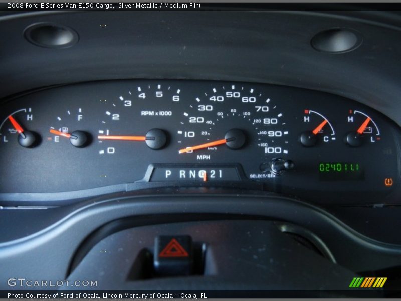 Silver Metallic / Medium Flint 2008 Ford E Series Van E150 Cargo