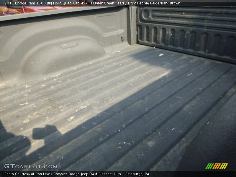 Hunter Green Pearl / Light Pebble Beige/Bark Brown 2011 Dodge Ram 1500 Big Horn Quad Cab 4x4