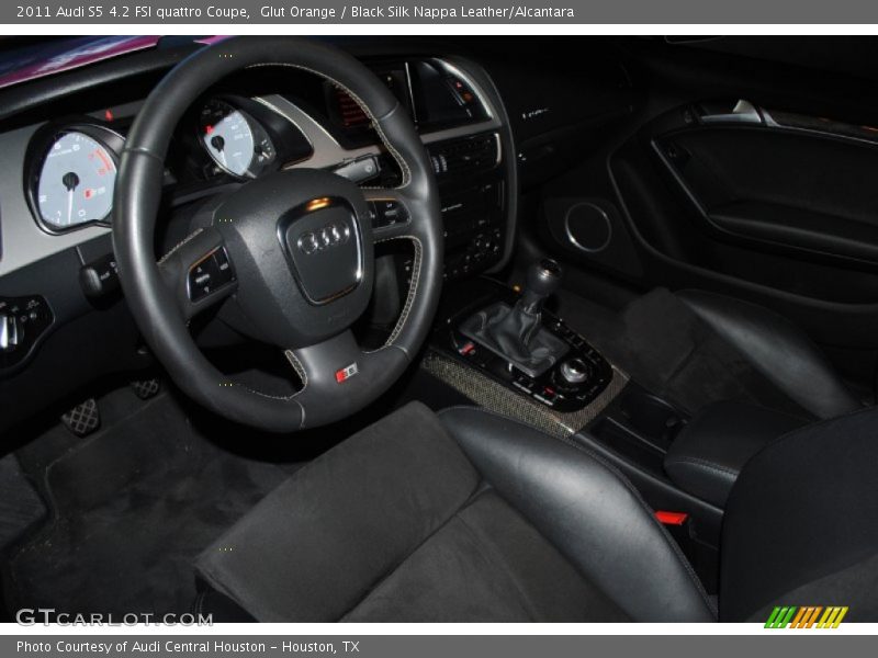 Glut Orange / Black Silk Nappa Leather/Alcantara 2011 Audi S5 4.2 FSI quattro Coupe