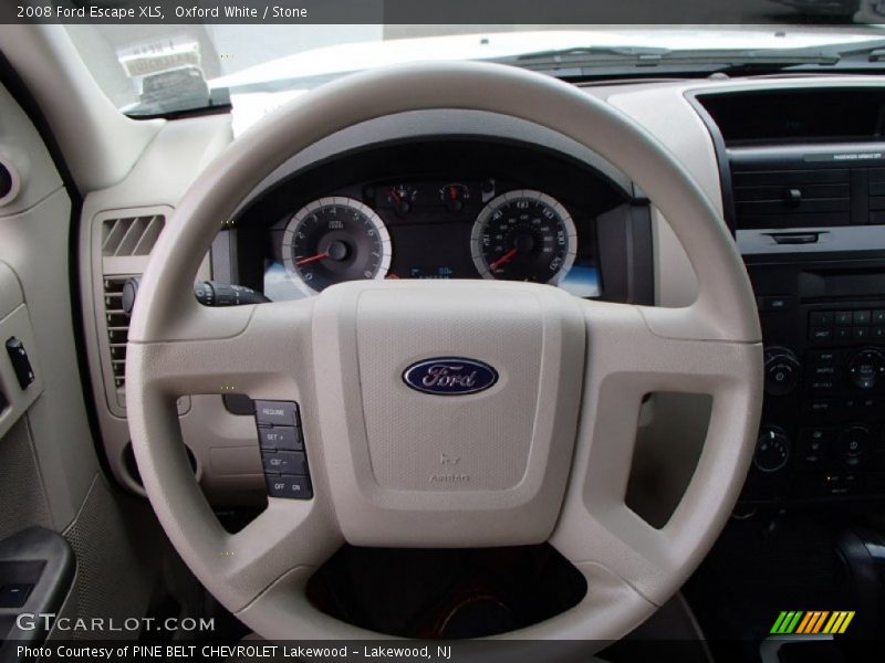 Oxford White / Stone 2008 Ford Escape XLS