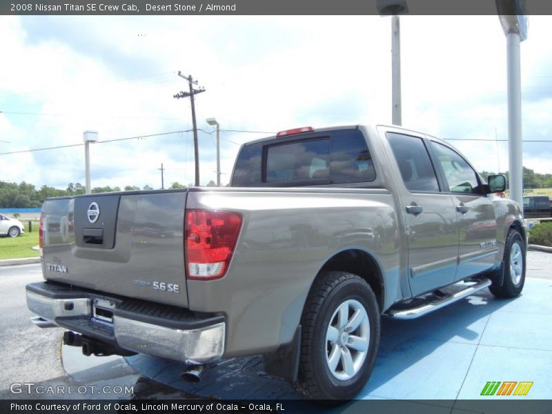 Desert Stone / Almond 2008 Nissan Titan SE Crew Cab