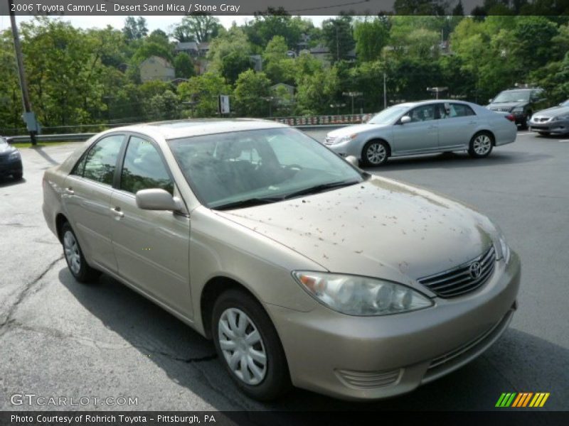 Desert Sand Mica / Stone Gray 2006 Toyota Camry LE
