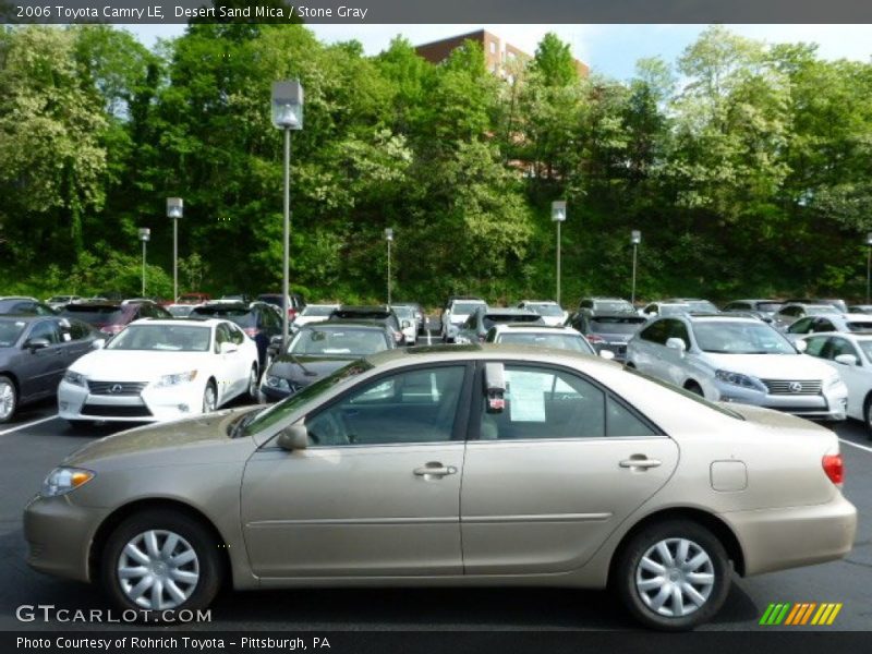 Desert Sand Mica / Stone Gray 2006 Toyota Camry LE