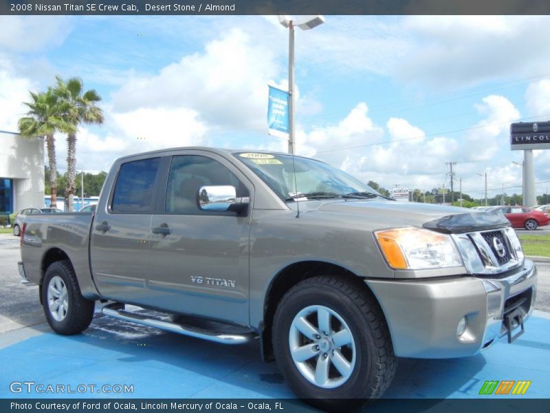 Desert Stone / Almond 2008 Nissan Titan SE Crew Cab