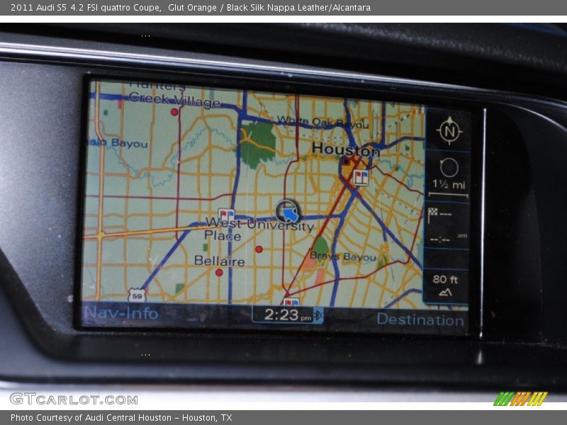 Navigation of 2011 S5 4.2 FSI quattro Coupe