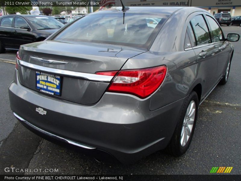 Tungsten Metallic / Black 2011 Chrysler 200 Touring