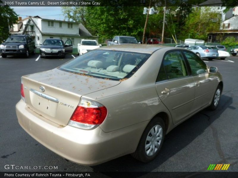 Desert Sand Mica / Stone Gray 2006 Toyota Camry LE