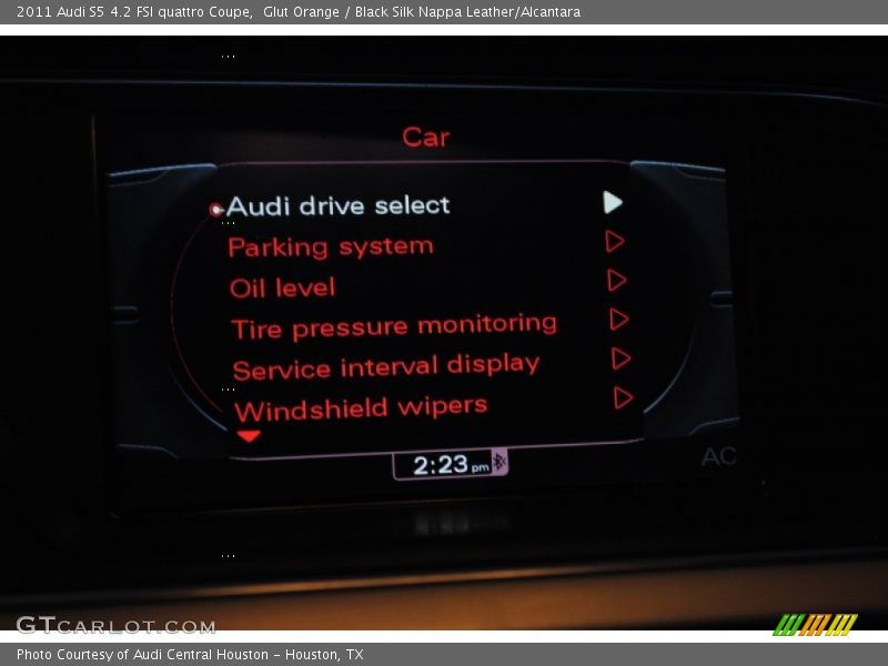 Glut Orange / Black Silk Nappa Leather/Alcantara 2011 Audi S5 4.2 FSI quattro Coupe