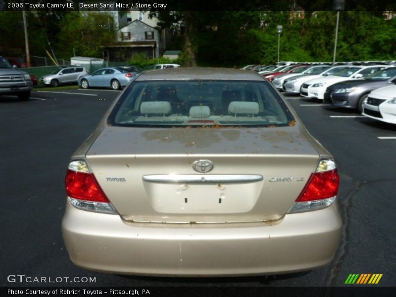 Desert Sand Mica / Stone Gray 2006 Toyota Camry LE