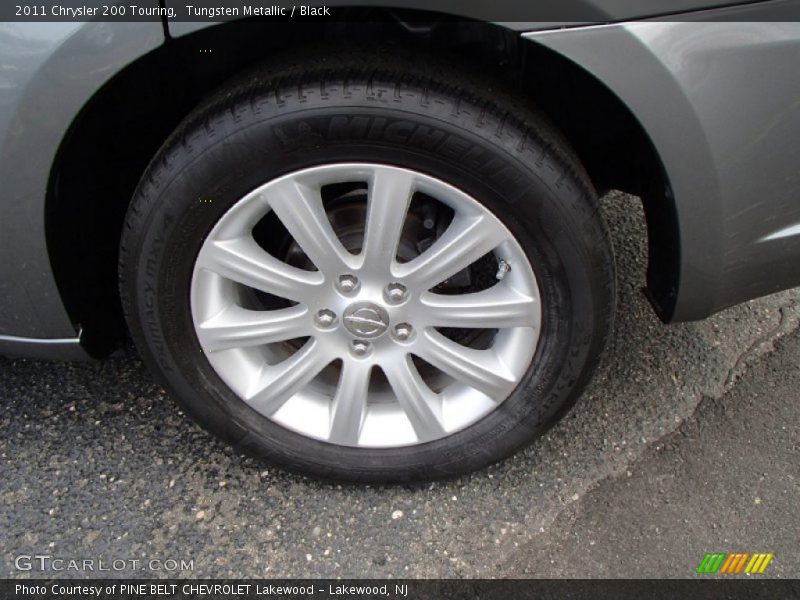 Tungsten Metallic / Black 2011 Chrysler 200 Touring
